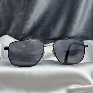 Clearvision Military Aviator Frames Metal Matte Pewter 58 60 150 Pilot Vintage
